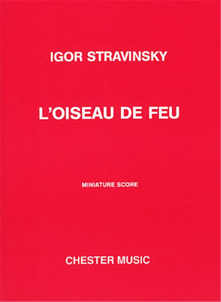 L'Oiseau De Feu (The Firebird) - Miniature Score